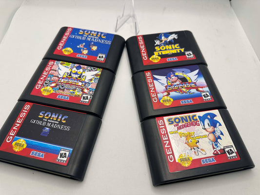 Six New Sega Genesis Repros Released! Sonic Sonic Sonic!