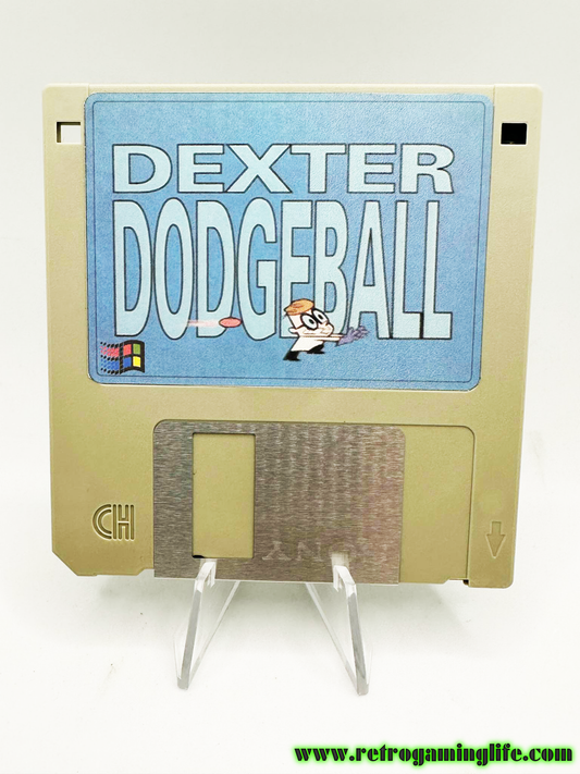 🧪 Throwback Science – “Dexter Dodgeball” Floppy Disk Design Now Available! 💾💥