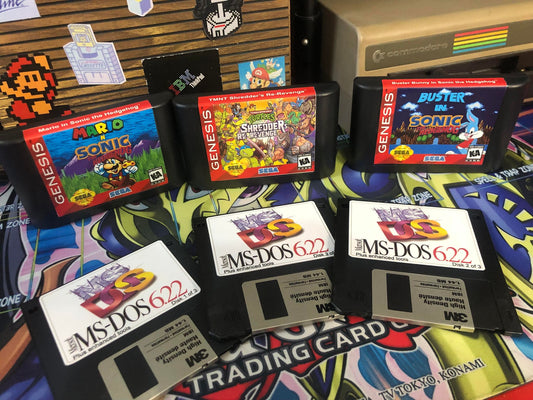 Latest additions! Buster in Sonic, Mario in Sonic, TMNT Shredder's Re-Revenge, and MS-DOS 6.22
