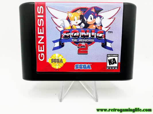 🎮 Sonic the Hedgehog 2 (Repro Cartridge) – A Classic Reimagined!