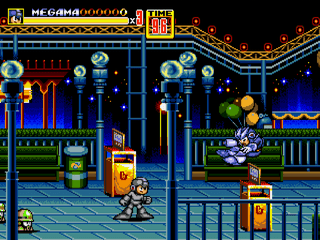 MEGA MAN: THE POWER BATTLE in STREETS OF RAGE II Sega Genesis Repro Cart