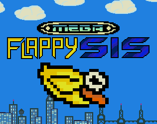 Mega Flappy Sis Sega Genesis Reproduction Cart Video Game