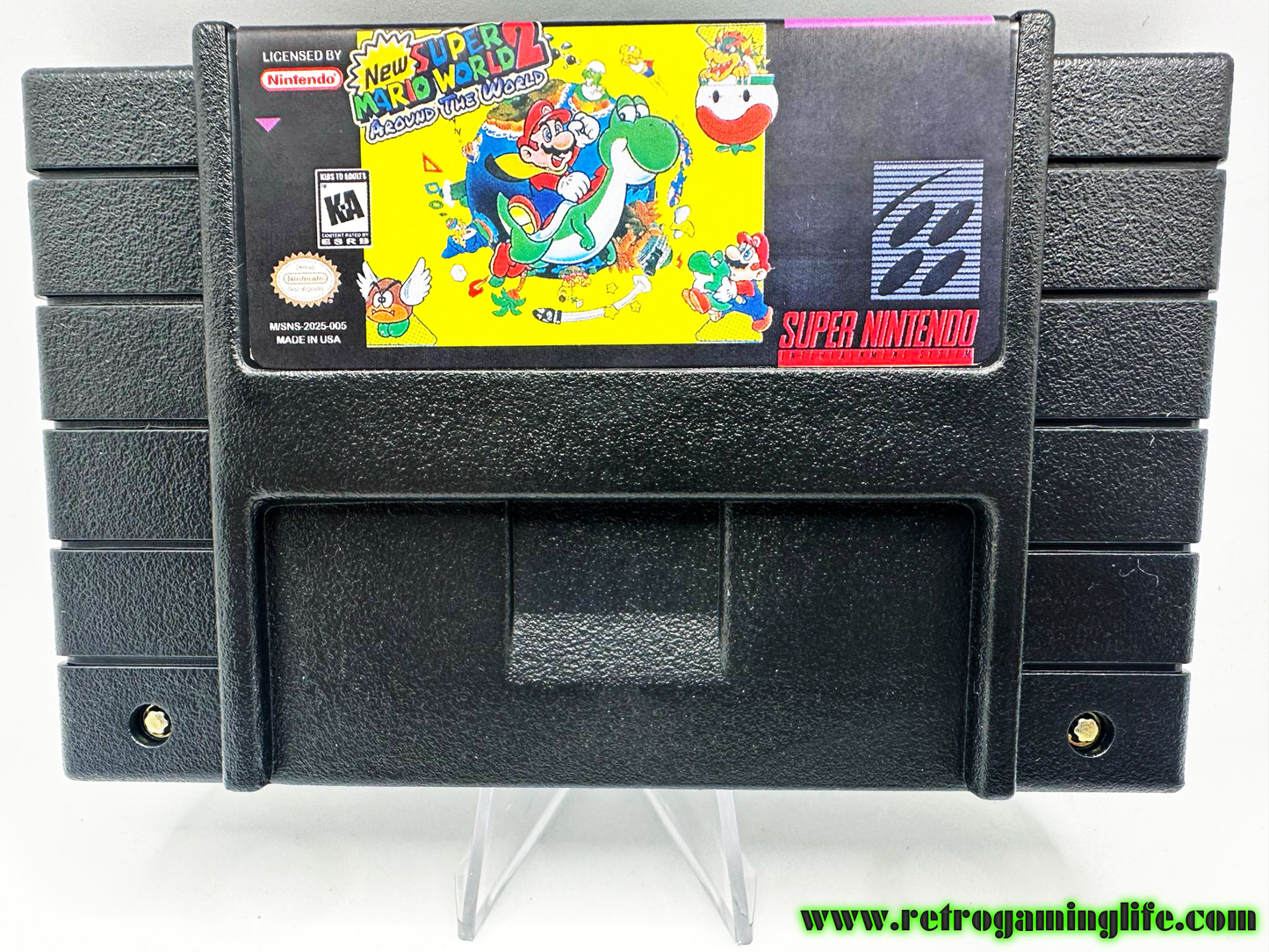 New Super Mario World 2 SNES Video Game Cart