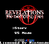 Revelations Demon Slayer Gameboy Color Reproduction Cart