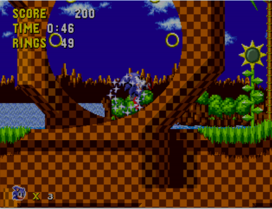 Box Art Sonic the Hedgehog Sega Genesis Video Game Cart