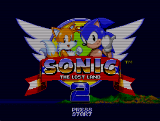 Sonic the Hedgehog The Lost Land 2 Sega Genesis Video Game Cart
