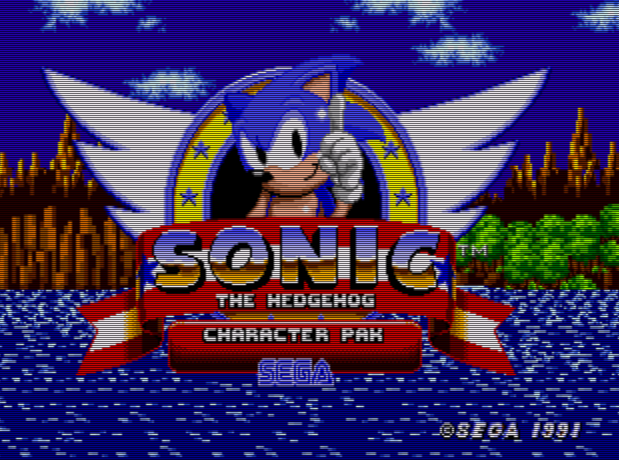 Sonic the Hedgehog Character Pack Sega Genesis Video Game Cart