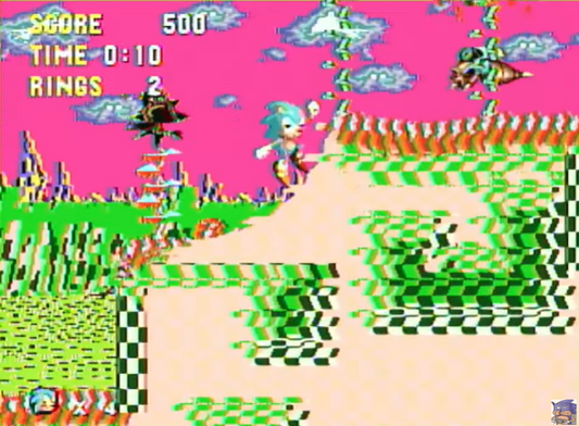 Sonic Github Madness Sega Genesis Video Game Cart