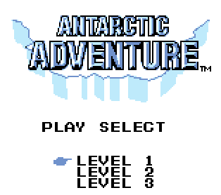 Antarctic Adventure DX – Game Boy Color Repro Cartridge