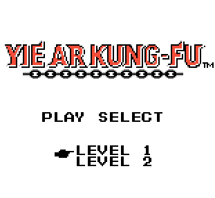 Yie Ar Kung-Fu DX – Game Boy Reproduction Cartridge