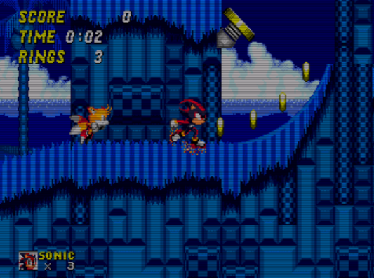 Sonic the Hedgehog: Blue Blur – Custom Sega Genesis Reproduction Cartridge