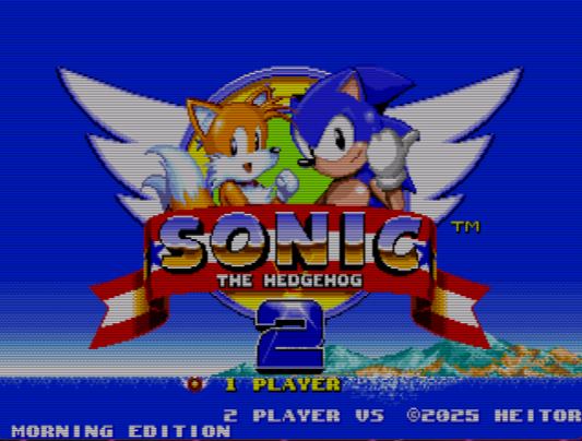 Sonic Morning Edition – Custom Sega Genesis Reproduction Cartridge