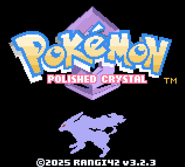 Pokemon Polished Crystal V3.2.3 Gameboy Color Reproduction