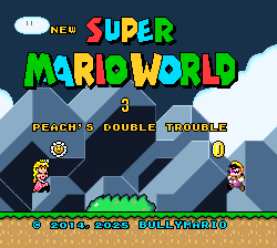 New Super Mario World 3: Peach's Double Trouble (SNES) – Reproduction Cartridge