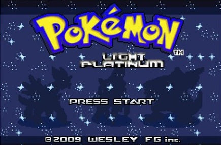 Pokémon Light Platinum Version – Game Boy Advance (Custom Cartridge) ✨🎮
