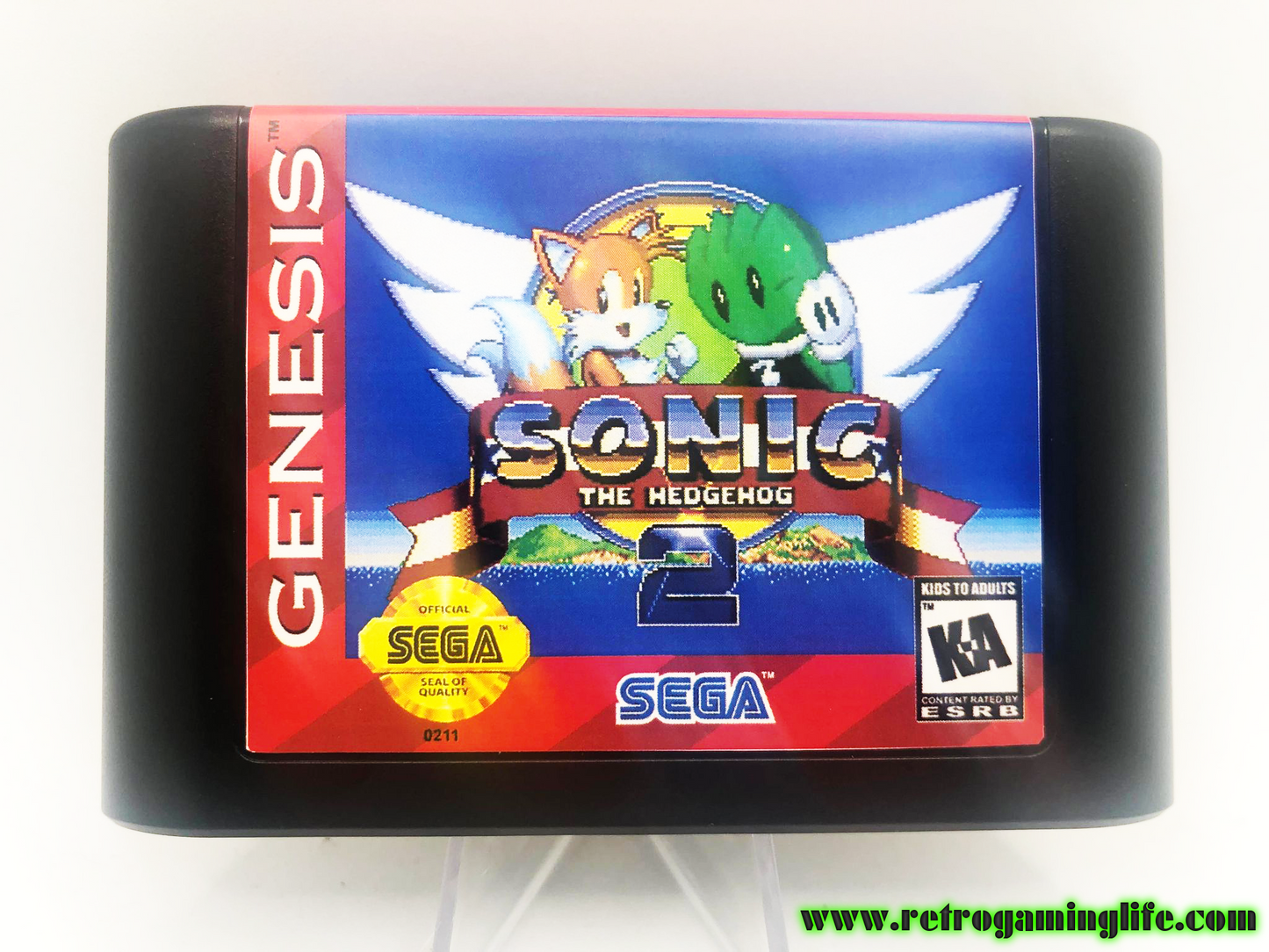 Quaver in Sonic the Hedgehog 2 Sega Genesis Repro Game Cart