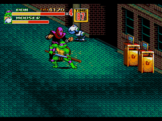 TMNT Shredder's Re-Revenge Sega Genesis Repro Game Cart