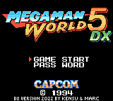 Mega Man V DX Repro Gameboy Game Cart