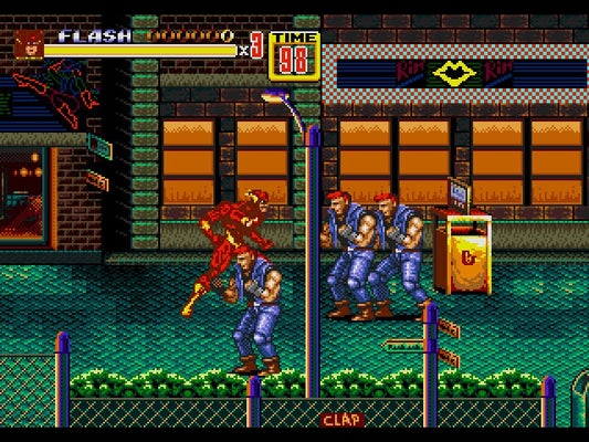 The Flash in Streets of Rage 2 Sega Genesis Game