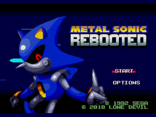 Metal Sonic Hyperdrive Rebooted Sega Genesis Game