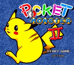 Pokemon 2 Pikachu Adventure Sega Genesis Game