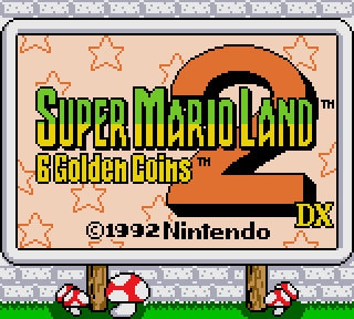 Super Mario Land 2 DX Gameboy Game Cart