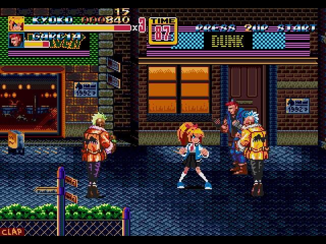 River City Girls in Streets of Rage 2 Sega Genesis Game Cart