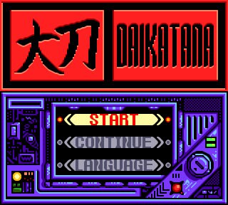Daikatana Gameboy Game Action RPG Game Cart