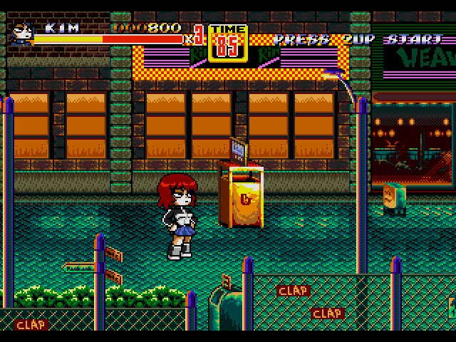 Scott Pilgrim in Streets of Rage 2 Sega Genesis Game Cart