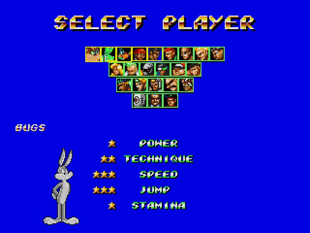 Looney Tunes in Streets of Rage 2 Sega Genesis Game Cart