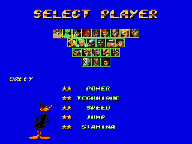 Looney Tunes in Streets of Rage 2 Sega Genesis Game Cart