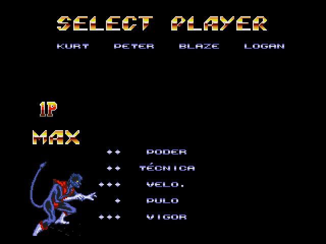 X-men in Streets of Rage 2 Sega Genesis Game Cart