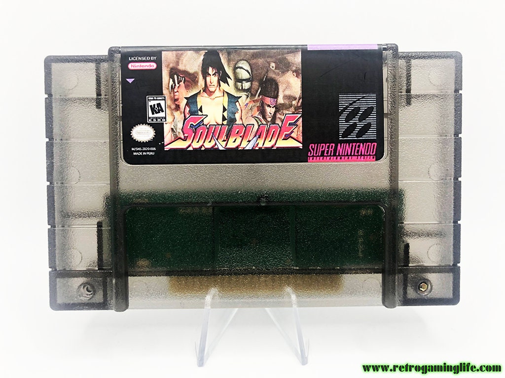 Soul Blade SNES Super Nintendo Fighting Game