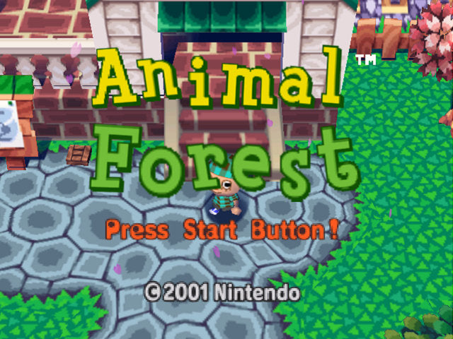 Animal Crossing Nintendo 64 Fully Translated English Game Cart