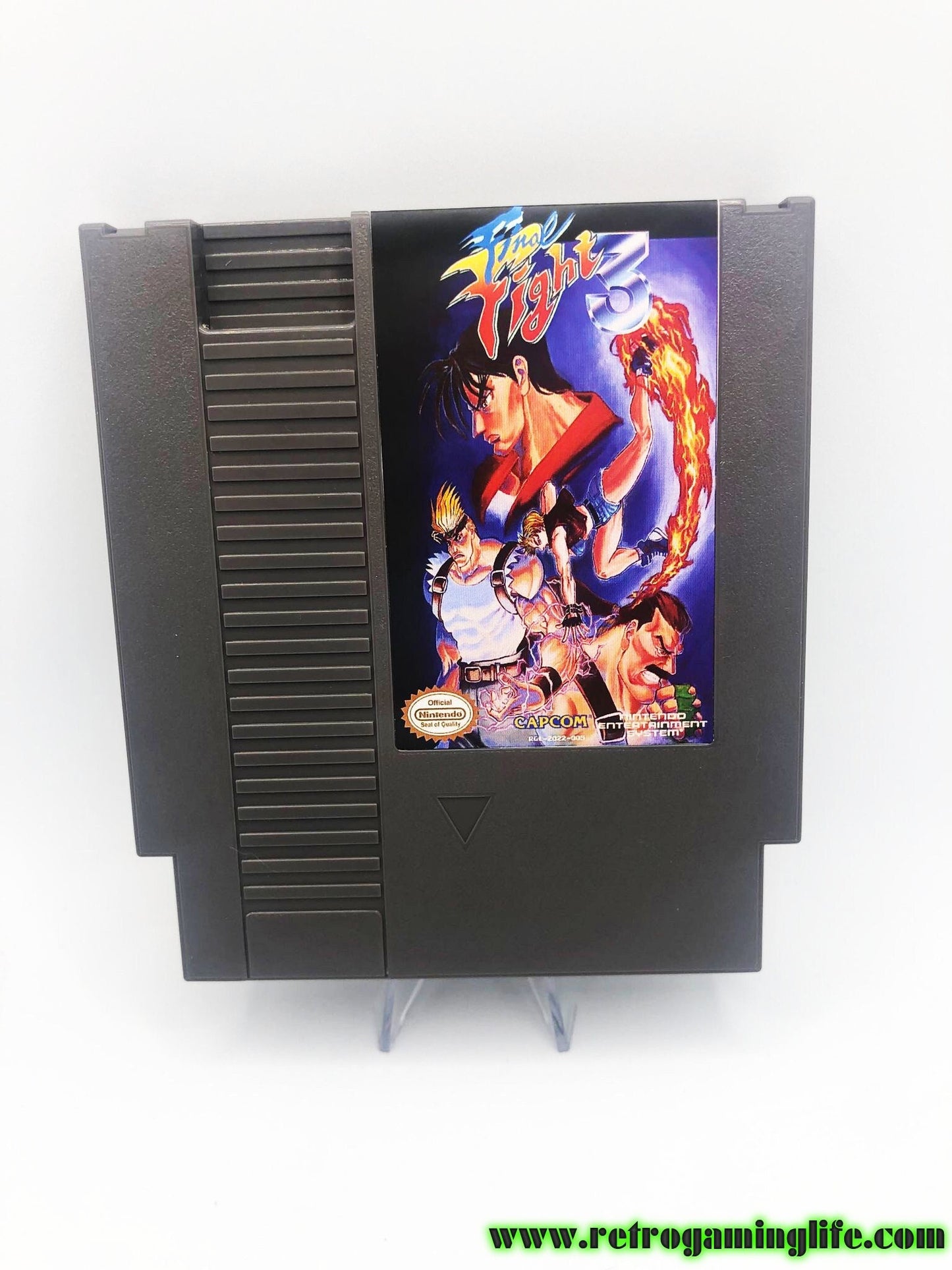 Final Fight 3 NES Game Repro Nintendo Cart