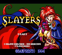 Slayers RPG SNES Anime Fully English Translated Game Cart