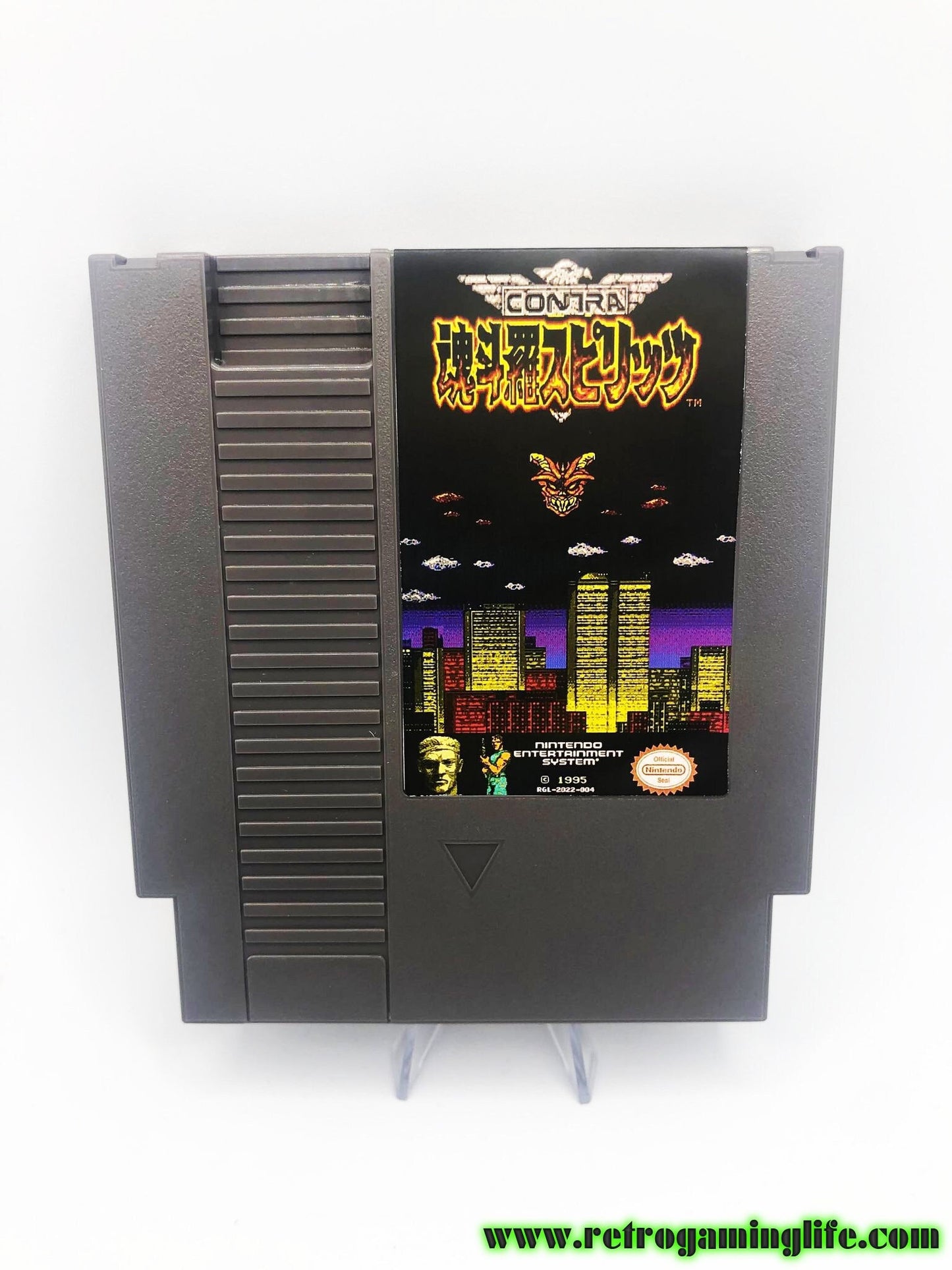 Contra III Spirits NES Nintendo Game Cart Repro