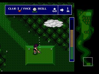 Battle Golfer Yui Sega Genesis English Repro Cart RPG
