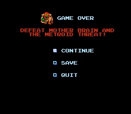 Metroid Battery Save Edition NES Game Cart
