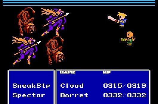 Final Fantasy VII NES English Translated RPG Game Repro Cart