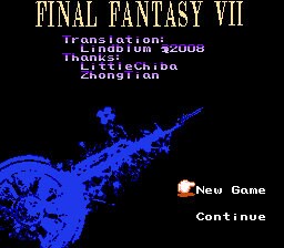 Final Fantasy VII NES English Translated RPG Game Repro Cart
