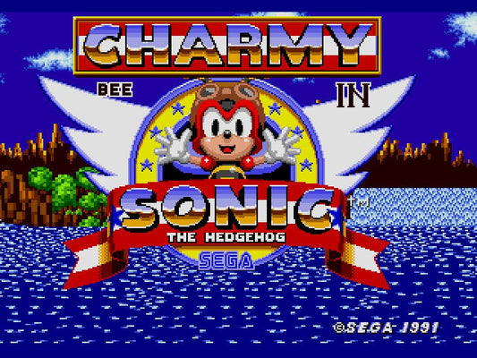 Charmy the Bee in Sonic the Hedgehog Sega Genesis Repro Game Cart