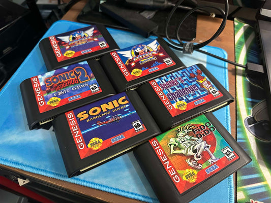 Six New Sega Genesis Repros! Fido Dido, Sonic Scorched Quest, Jester's Challenge, and More!