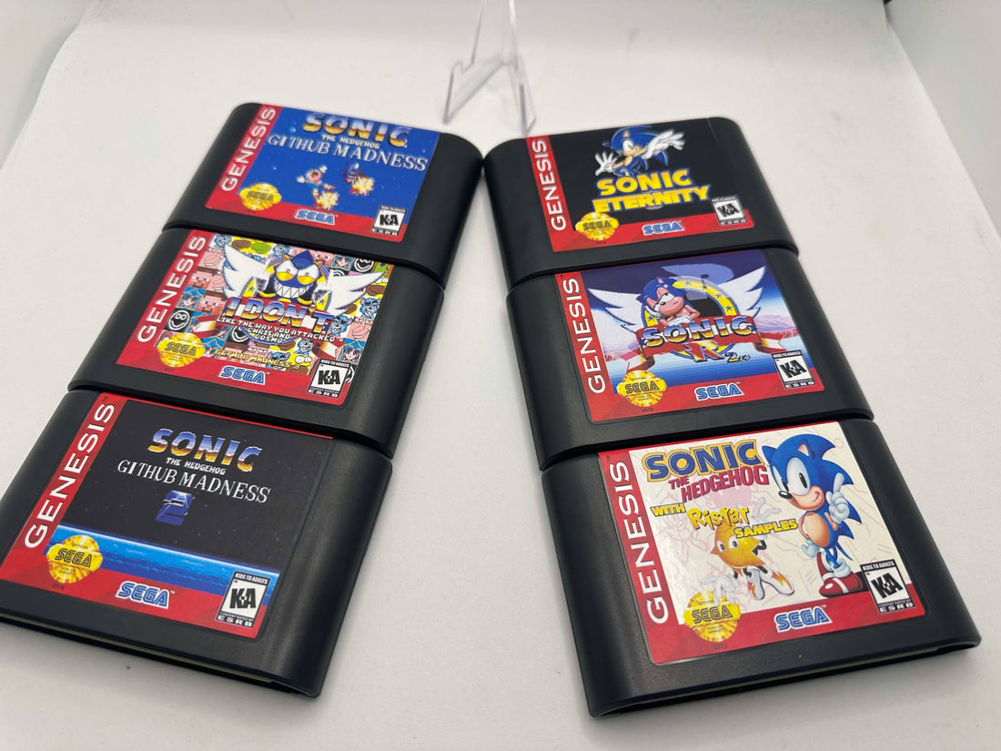 Six New Sega Genesis Repros Released! Sonic Sonic Sonic!