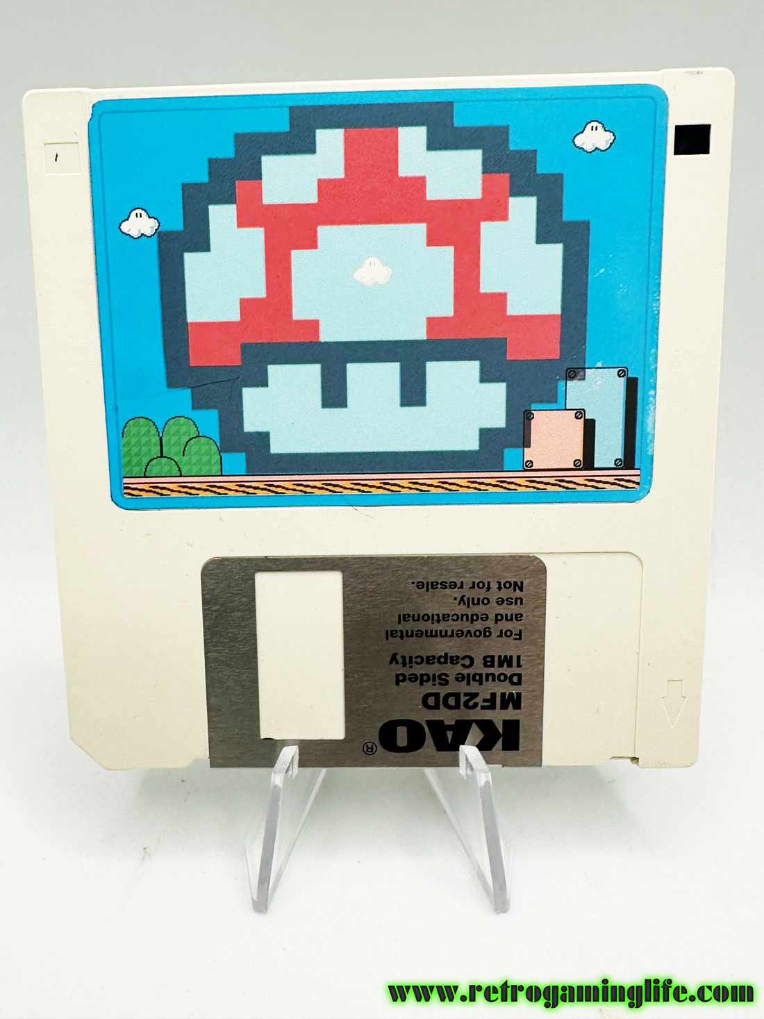 🍄 Power Up Your Space – Giant Mushroom Floppy Disk Art Now in Stock! 💾✨