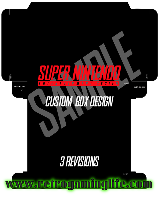 Bring Your Retro Collection to Life with Custom SNES Box Designs