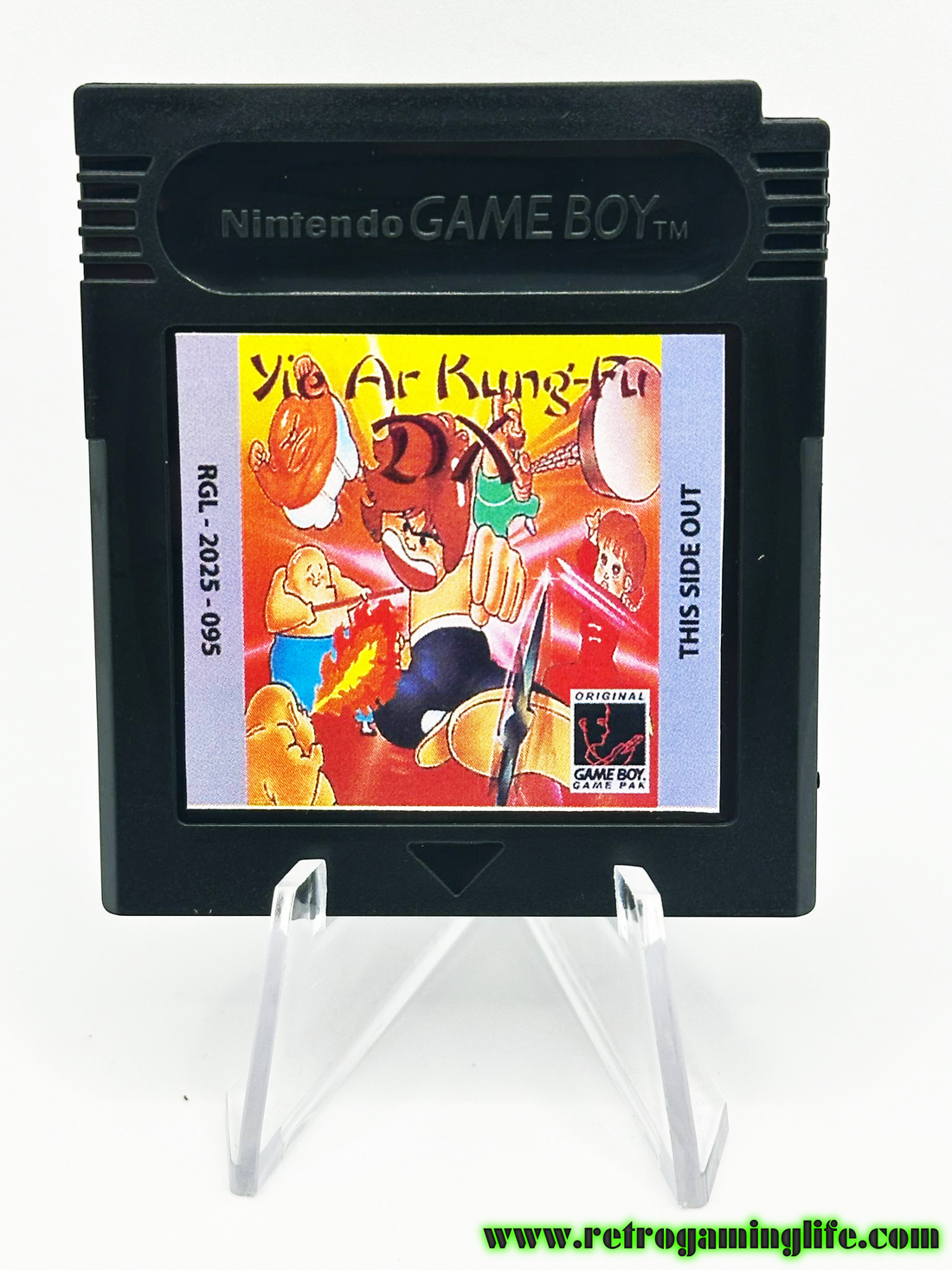 Yie Ar Kung-Fu DX – Game Boy Reproduction Cartridge