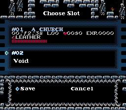 Castlevania II: Simon's Quest - Re-translation + Map NES Reproduction