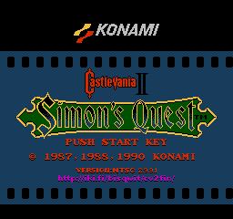 Castlevania II: Simon's Quest - Re-translation + Map NES Reproduction