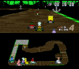 Super SpongeBob Kart – Super Nintendo Reproduction Cartridge